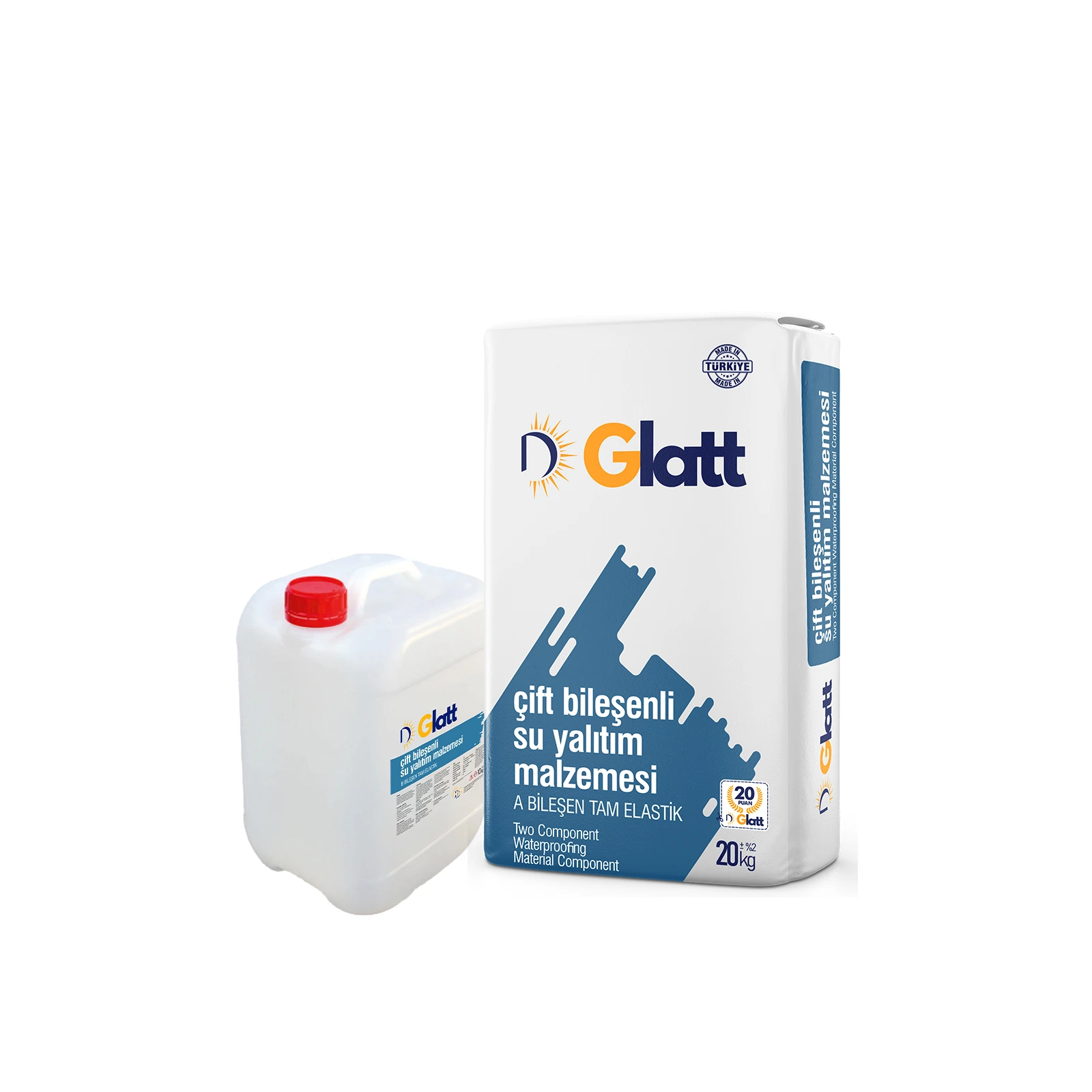 Çift Bileşenli Su Yalıtım Malzemesi A/B Bileşenleri